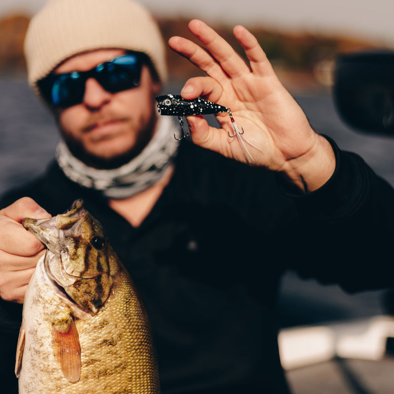 Cargue la imagen en el visor de la galería, Topwater Popper - Midnight
